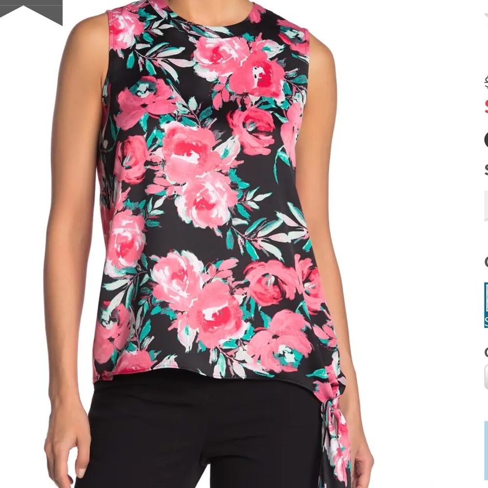 Beautiful Calvin floral blouse size PXL